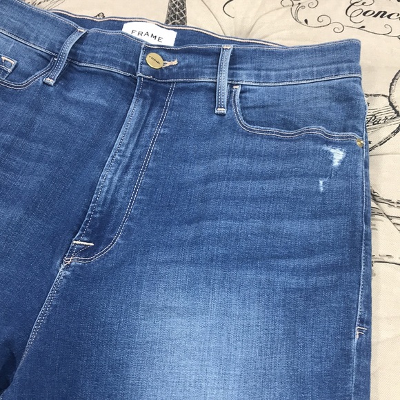 FRAME Ali High Rise Cigarette Skinny Jeans - Picture 7 of 13